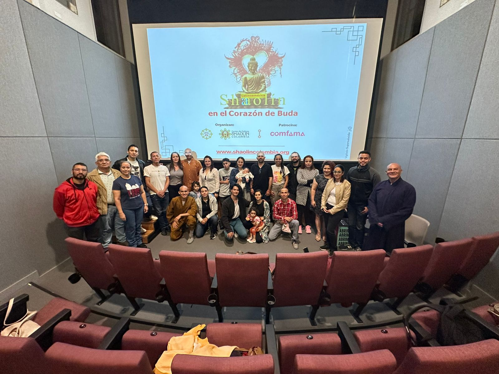 Participantes de la conferencia Latinoamérica Shaolin en el Corazón de Buda